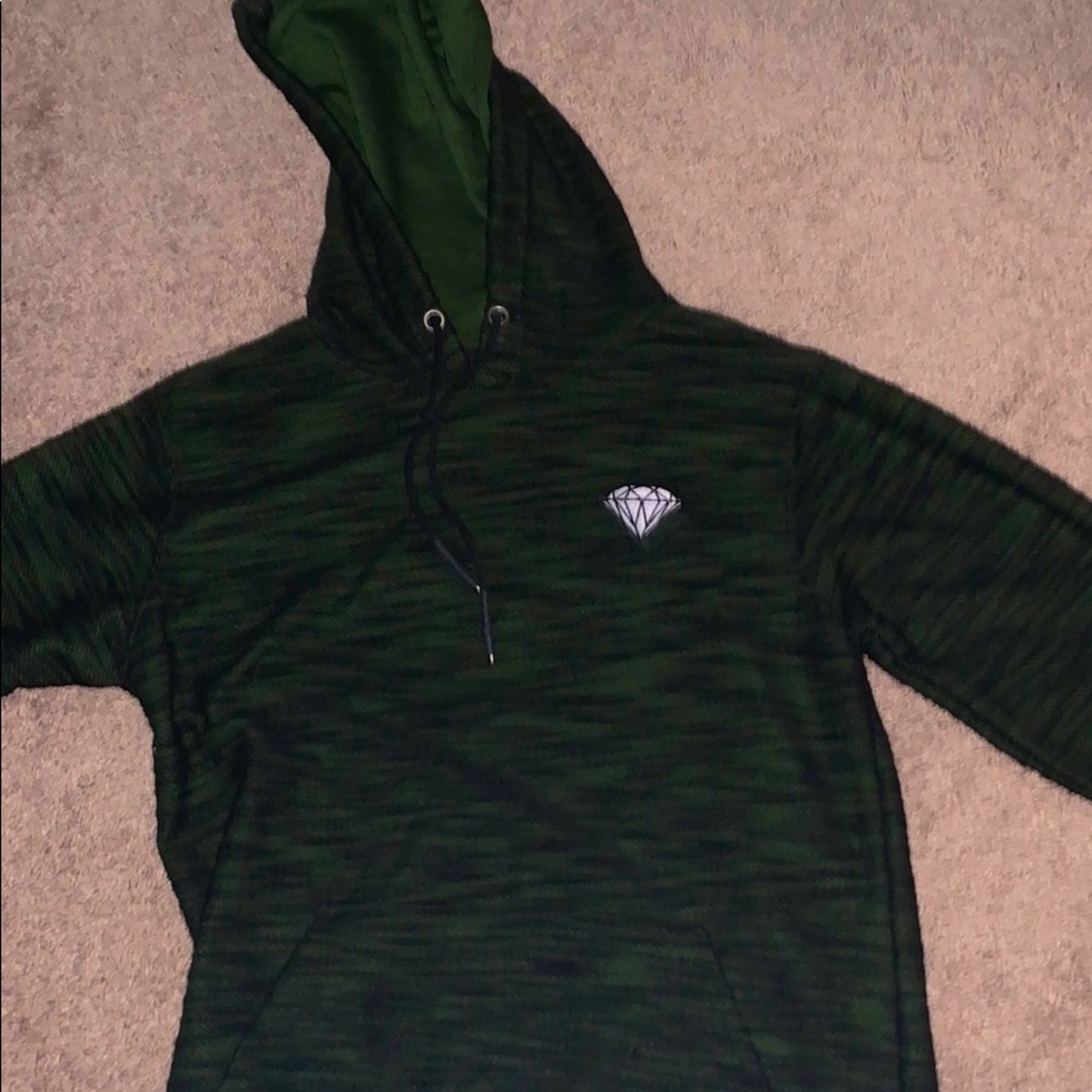 Dark green men’s hoodie